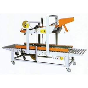 Excel Packaging PP-705 Automatic Uniform Flap Closing Carton Sealer with Top and Side Drive Belts Excel Packaging PP-705 Automatic Uniform Flap Closing Carton Sealer with Top and Side Drive Belts