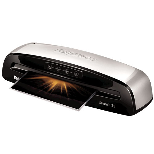 Fellowes Saturn 3i 95 Laminator with Pouch Starter Kit Fellowes Saturn 3i 95 Laminator with Pouch Starter Kit
