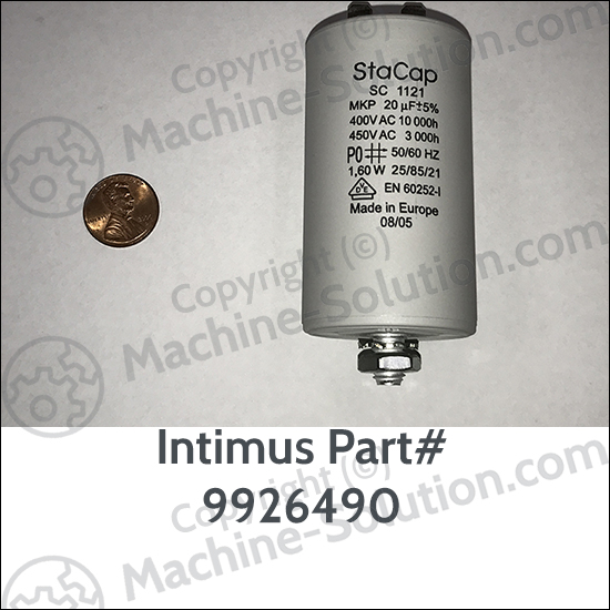 Intimus 9926490 Capacitor 230V/50 Hz for 502,602,100CP,130CP  high security shredders Intimus 9926490 Capacitor 230V/50 Hz for 502,602,100CP,130CP  high security shredders