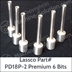 Lassco PD18P-2 Premium 1/8in Package of 6 Drill Bits (2in Drilling Capacity)