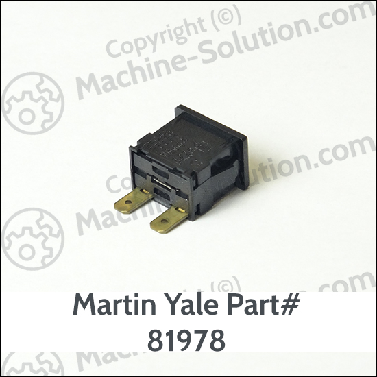 Martin Yale 81978 Power Switch for Old Style 302/402/502/602/702 Machines Martin Yale 81978 Power Switch for Old Style 302/402/502/602/702 Machines