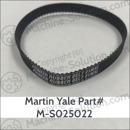 Martin Yale 8.48 Timing Belt Replacement M-S025022 
