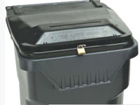 ProSource Charcoal Lockable Confidential Document Containers 