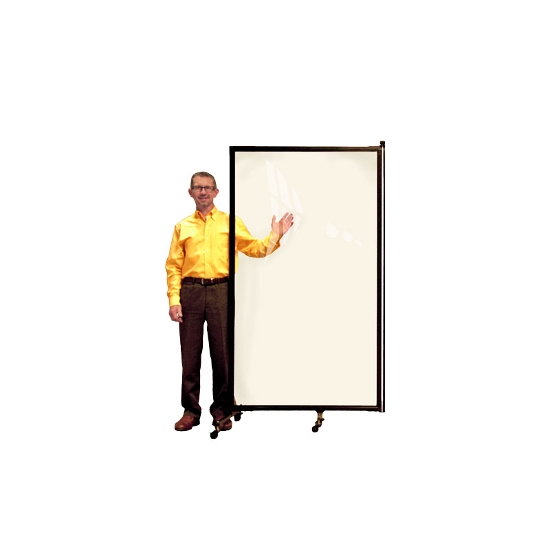 Screenflex CRD1 Clear Room Divider 1 Panel (3-4 Long) Screenflex CRD1 Clear Room Divider 1 Panel (3-4 Long), clear room dividers, screenflex 1 panel clear room divider