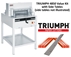 Triumph 4850 Automatic 18-5/8" Paper Cutter Value Kit with 1 box cutting sticks and 1 extra blade