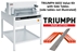 Triumph 6655 Automatic-Programmable 25.5" Paper Cutter Value Kit with 1 box cutting sticks and 1 extra blade