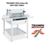 Triumph 5255 Automatic-Programmable 20-3/8" Paper Cutter Value Kit with 6 cutting sticks and 1 extra blade
