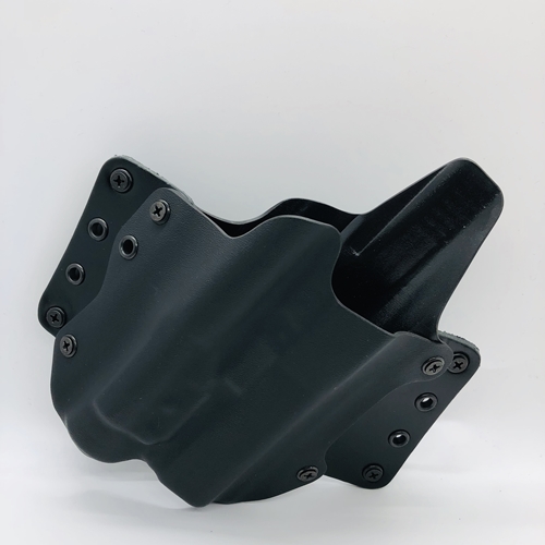 Blackpoint 101003 Leather Wing Light Mounted OWB 1.75" Holster For Glock 20/21 BLK  - 101003