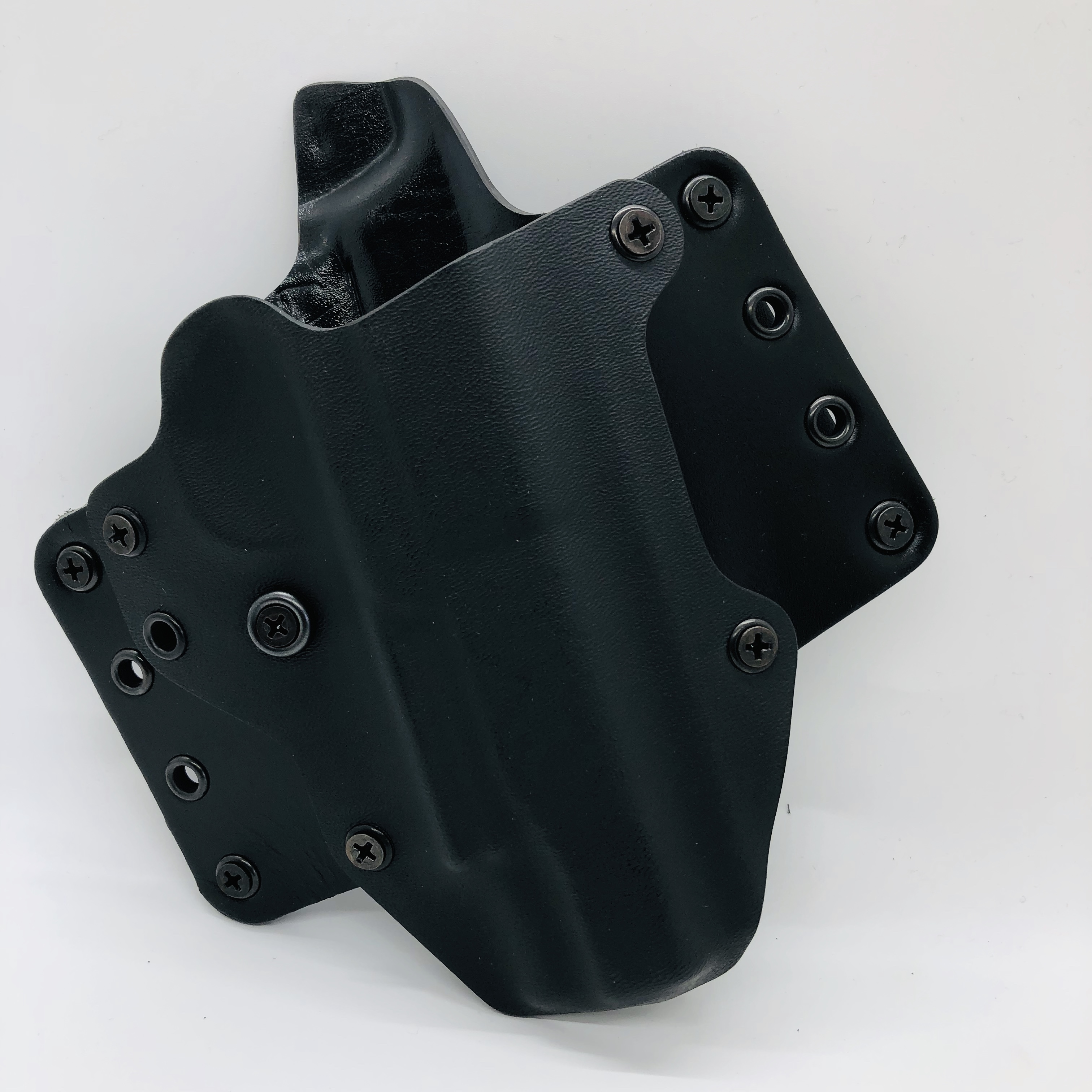 Blackpoint Tactical 100085 Leather Wing OWB 1.75" Holster For 1911 5" BLK Blackpoint Tactical 100085 Leather Wing OWB 1.75" Holster For 1911 5" BLK
