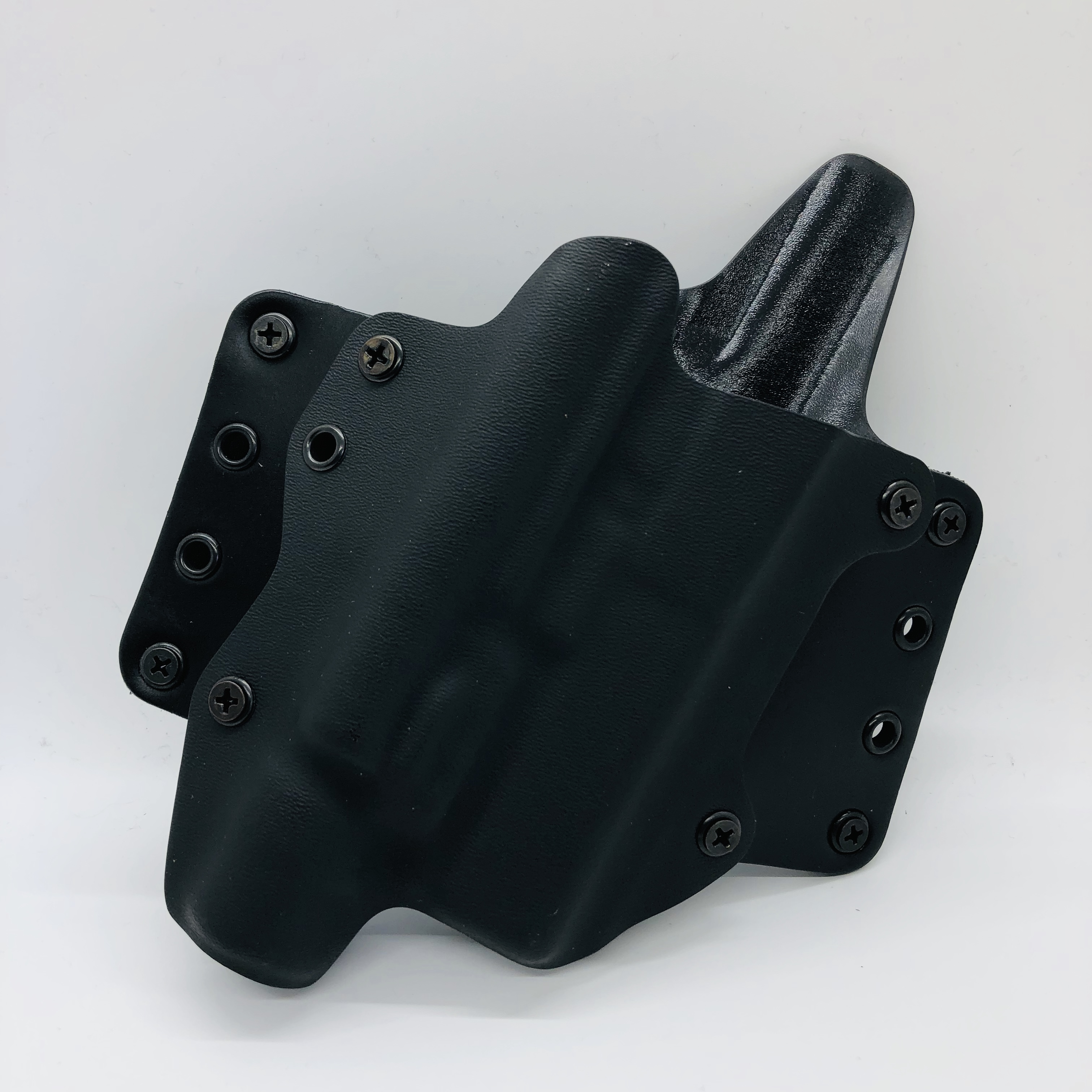 Blackpoint Tactical 100969 Leather Wing Light Mounted OWB 1.75" Holster For Glock 17/22 BLK Blackpoint Tactical 100969 Leather Wing Light Mounted OWB 1.75" Holster For Glock 17/22 BLK