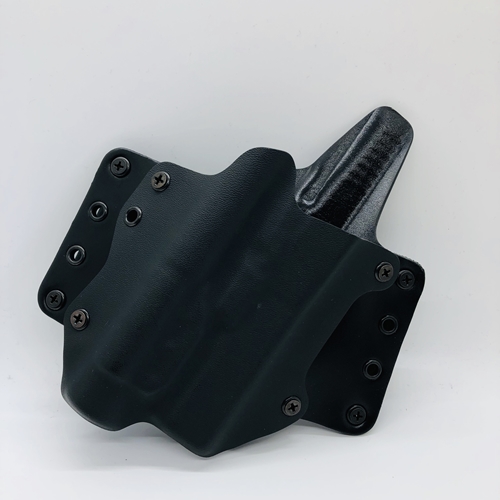 Blackpoint Tactical 101773 Leather Wing Light Mounted OWB 1.75" Holster For Glock 17/22 BLK - 101773