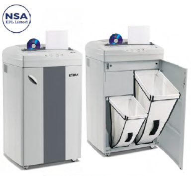 Kobra HS-8 Multi Auto Oiler Combo NSA Approved High Security CD DVD BluRay Paper Shredder 