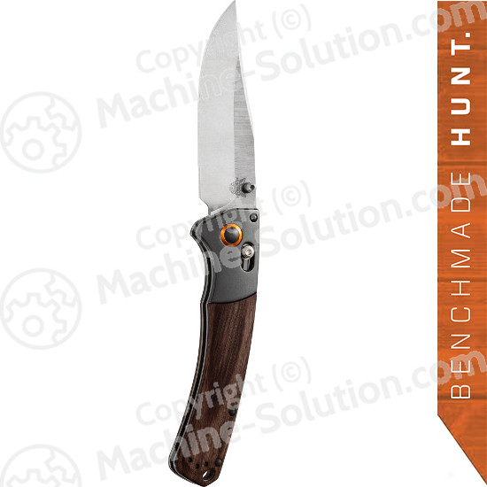 Benchmade 15080-2 Crooked River Folding 4.00" S30V Clip Point Blade, Dymondwood Handles with Aluminum Bolsters