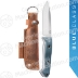 Benchmade 162 Bushcrafter Fixed 4.40" S30V Satin Blade, Green G10 Handles, Sheath included