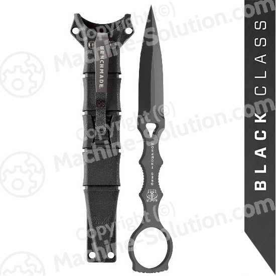 Benchmade 176BK SOCP Dagger 3.22" Black Blade, Black Sheath