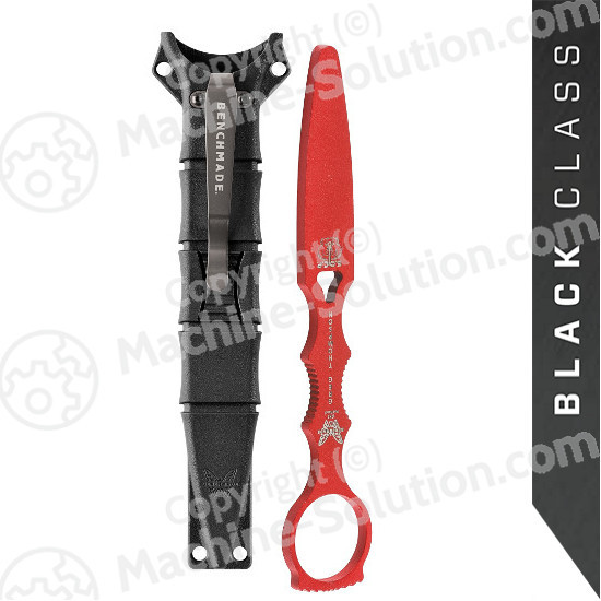 Benchmade 176T SOCP Training Dagger 2.78" Red Blade, Black Sheath