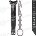 Benchmade 179GRY SOCP Rescue Hook Tool, 6.75" Overall, Black Sheath