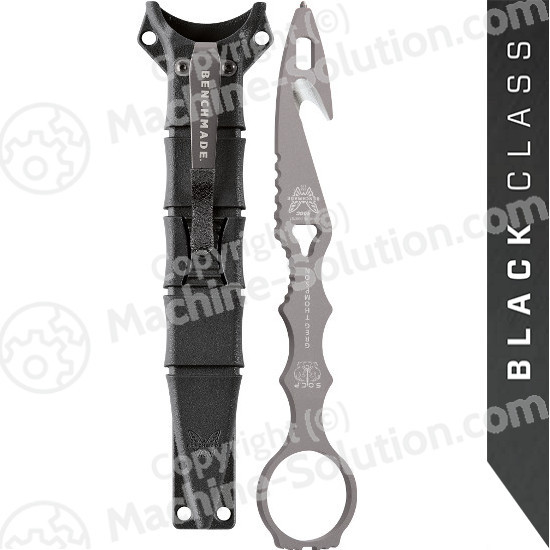 Benchmade 179GRY SOCP Rescue Hook Tool, 6.75" Overall, Black Sheath