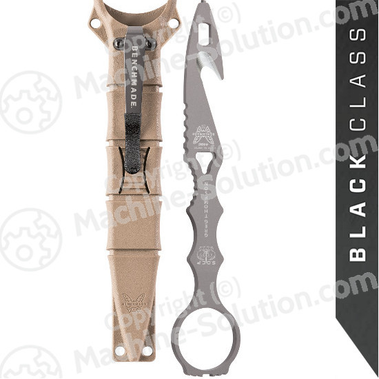 Benchmade 179GRYSN SOCP Rescue Hook Tool, 6.75" Overall, Sand Sheath