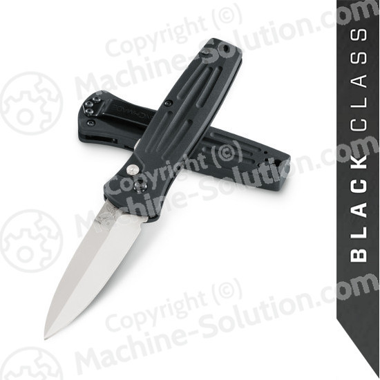 Benchmade 3551 Pardue Stimulus Auto 2.99" 154CM Satin Plain Blade, Aluminum Handles