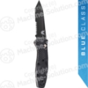 Benchmade 583SBK Barrage AXIS-Assisted 3.6" Satin Tanto Plain Blade, Valox Handles