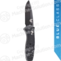 Benchmade 585BK Mini-Barrage AXIS-Assisted 2.91" Satin Plain Blade, Valox Handles