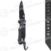Benchmade 9170BK AUTO AXIS Triage Rescue Folder 3.58" Black Plain Blade, Aluminum with Black G10 Inlays