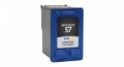 Compatible 57A Ink Tri-Color - Page Yield 400 inkjet cartridge, remanufactured, compatible, printer, ink, c6657an (#57), hp 57 - deskjet 450cbi, 450ci, 450wbt, 5150, 5150w, 5160, 5550, 5650, 5650v, 5850, 5850w, f4140, f4180; deskjet wide format 9650, 9670, 9680; fax 1250; officejet 4105, 4105z, 4110, 4110v, 4110xi, 4115, 4211, 4212, 4215, 4215v, 4215xi, 4219, 4251, 4252, 4255, 4259, 5505, 5508, 5510, 5510v, 5510xi, 5515, 6110, 6110v, 6110xi; photosmart 100, 130, 145, 145v, 145xi, 230, 230v, 230xi, 245, 245v, 245xi, 7150, 7260, 7260v, 7260w, 7350, 7450, 7450v, 7450xi, 7550, 7660, 7755, 7760, 7760v, 7760w, 7762, 7960, 7960v, 7960w; digital copier 410; psc 1110, 1110v, 1118, 1200, 1209, 1210, 1210v, 1210xi, 1311 - tri-color