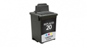 Compatible Lexmark 20 Ink Color - Page Yield 275 inkjet cartridge, remanufactured, compatible, printer, ink, 15m0120 (#20), lexmark #20 - multifunction  x63, x73, x82, x83, x85, x125, x4250,  x4270; color jetprinter z11, z12, z22, z31, z32, z42, z45, z45se, z51, z52, z53, z54, z54se, z82, z705, z715, 3200, 5000, 5700, 5770, 7000, 7200, 7200v; photo jetprinter p122, p707; printrio photo p3150; optra color 40, 45, 45n; compaq a900, a1000, a1500, a3000, a4000, c3-1000, ij300, ij600, ij700, ij750, ij900, ij1200, ij1400p, ij1600; kodak pm100 color ptr, samsung mj-805g, mj-805s, mjc-520, mjc-520cl, mjc-860x, mjc-900g, mjc-930, mjc-960, mjc-965c, mjc-970, mjc-980, mjc-1000g, mjc-1010, mjc-1030 - tri-color