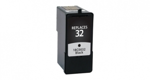 Compatible Lexmark 32 Ink Black - Page Yield 200 inkjet cartridge, remanufactured, compatible, printer, ink, 18c0032 (#32), lexmark #32 - photo multifunction p4330, p4350, p6250, p6350; multifunction x3350, x5250, x5270, x5400, x5450, x5470, x7170, x7350, x8350; color jetprinter z810, z816; photo jetprinter p915; home copier plus - black