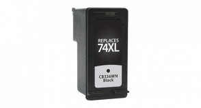 Compatible InkJet 74XL Black High Yield - Page Yield 750 inkjet cartridge, remanufactured, compatible, printer, ink, cb336wn (#74xl), hp 74xl - deskjet d4260, d4360; officejet j5780, j6480; photosmart d5345, d5360, d5363, d5368; photosmart all-in-one c4240, c4250, c4280, c4340, c4380, c4385, c4480, c4500, c4580, c4599, c5240, c5250, c5280, c5580 hy - black