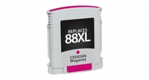 Compatible 88XL Ink Magenta High Yield - Page Yield 1980 inkjet cartridge, remanufactured, compatible, printer, ink,  c9392an (#88xl), hp 88xl- officejet pro k550, k550dtn, k550dtwn, k5400, k5400dn, k5400dtn, k5400n, k5400tn, k8600, k8600dn, l7480, l7550, l7555, l7580, l7590, l7650, l7680, l7750, l77800 hy - magenta
