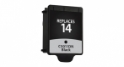 Compatible 14 Ink Black - Page Yield 800 inkjet cartridge, remanufactured, compatible, printer, ink, c5011dn (#14), hp 14 - color inkjet cp1160, cp1160tn; digital copier printer 610; officejet 7110, 7110xi, 7130, 7130xi, 7140xi, d125xi, d135, d135xi, d145, d155xi, 7115, 7135 - black