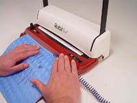 Akiles RubiCoil Plastic Coil Letter Binder and Punch - AKI RUBICOIL