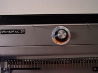 Akiles WireMac-21 2:1 Pitch Wire Binder Up to 280 Sheets - AKI WMAC  WIREMAC-21