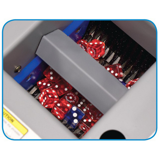 Formax FD 87 Cross-Cut Casino Shredder - Solid steel blades shred chips, tokens, dice, cards