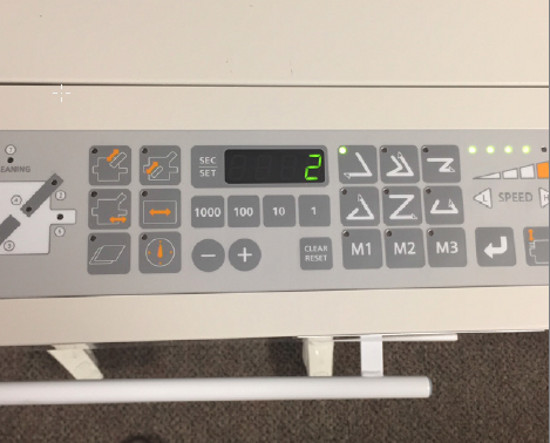 MEMORY KEYS - The LED control panel sets up 6 standard folds automatically at the touch of a button. Up to 30 custom folds can be stored in memory