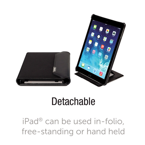 MobilePro Series™ Deluxe Folio - Detachable; iPad® can be used in-folio, free-standing or hand held