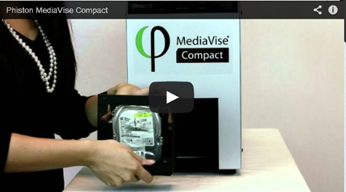 Phiston Technologies MediaVise Compact Digital Media Sanitizer Video