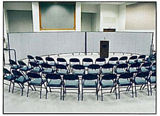 Screenflex FreeStanding 11 Panel Dividers 4 Feet Tall - SF FD4011