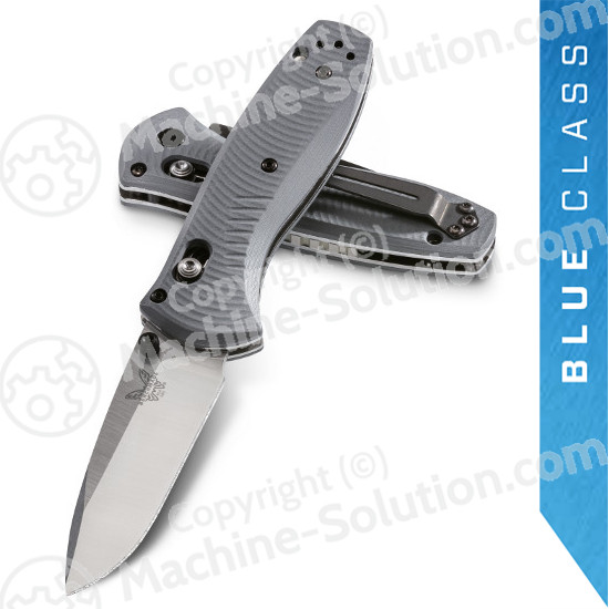 Benchmade 585-2 Mini G10 Barrage AXIS Assisted Folding Knife 2.91" S30V Satin Plain Blade