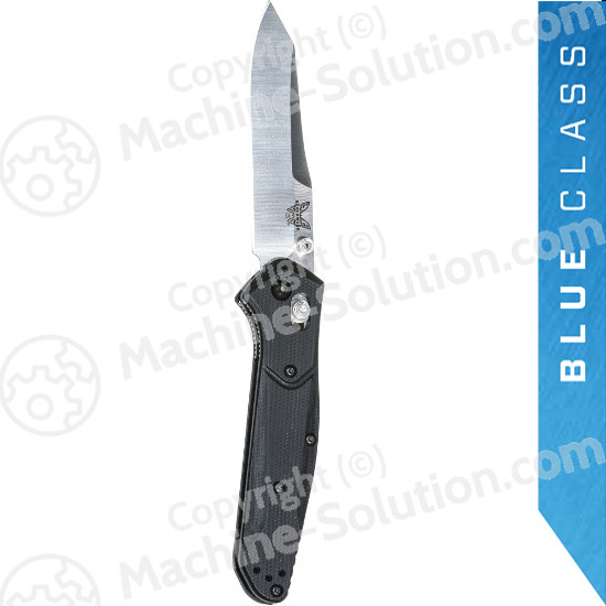 Benchmade 940-2 Osborne Folding Knife 3.4" S30V Plain Blade, Milled G10 Handles