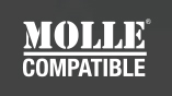 MOLLE Compatible: A versatile attachment system designed for kitting military equipment.