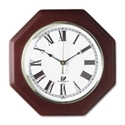 Chicago Lighthouse Octagon Mahogany Frame Clock 1 x aa, hardwood, chicago lighthouse, analog, round, abs plastic, white, analog white, brass, octagon mahogany frame clock, wall clock, 3 year limited, chicago lighthouse industries, roman  for hour on main dial, quartz, battery, octagon, octagon, 240 lb, cli67207010, 830951000978, 54111601