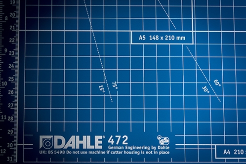 Dahle 472 S Premium 72'' Large Format Rolling Trimmer with Stand - DAH 472 S