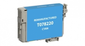 Compatible EPSON 78 INK Cyan - Page Yield 430 inkjet cartridge, remanufactured, compatible, printer, ink, t078220, epson stylus r260, r280, r380, rx580, rx595, rx680 - cyan
