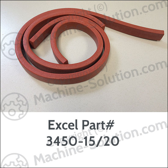 Excel 3450-15/20 seal pad sponge rubber for PP1622-MK Excel 3450-15/20 seal pad sponge rubber for PP1622-MK