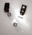 Fellowes Pouch ID Clips w/ Mylar Strap 52055 