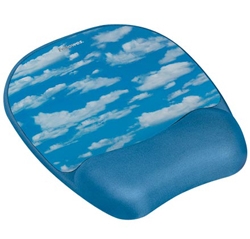 Fellowes Decorated Memory Foam Mousepads/ Wristrests 