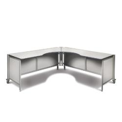 Swiftspace Social + 6' x 6' Collapsible Workstation SS2968L2985R